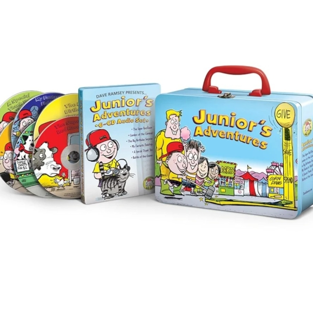 Dave Ramsey Junior's Adventures 6 CD  Audio  Set New Sealed